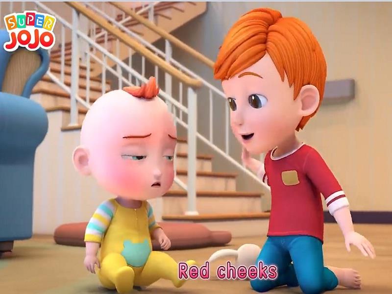 31 superjojo red cheeks sickness