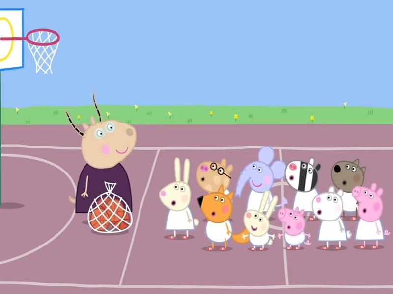 Peppa Pig S04E03 Basketball