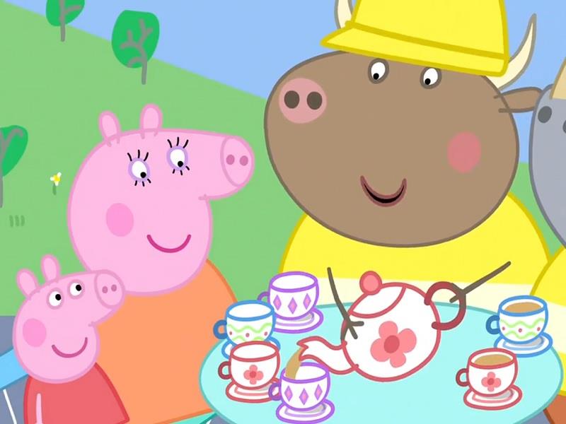 Peppa Pig S04E44 Mr Bull in a China Shop