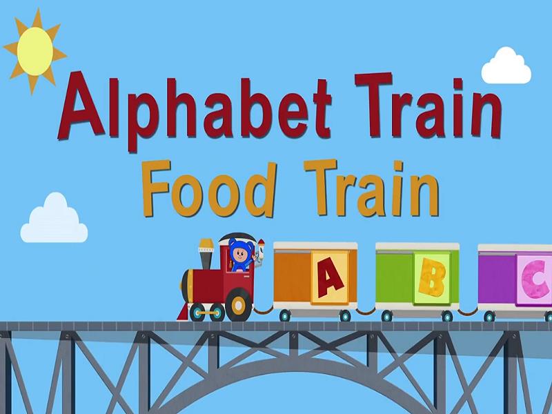 Alphabet Train Food