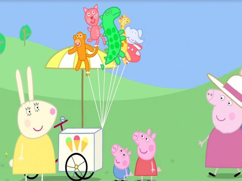 Peppa Pig S04E46 Georges Balloon