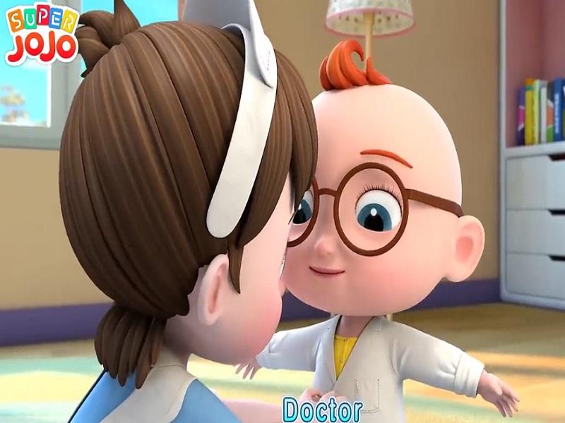 36 superjojo the little bunny got hurt doctor