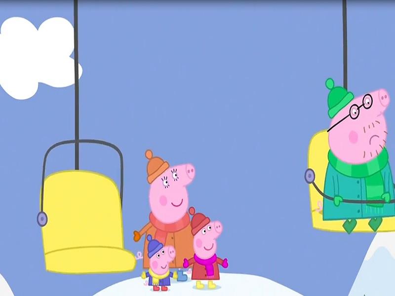 Peppa Pig S04E49 Snowy Mountain