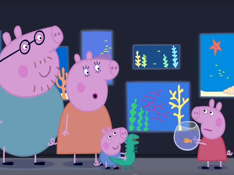 Peppa Pig S04E31 The Aquarium