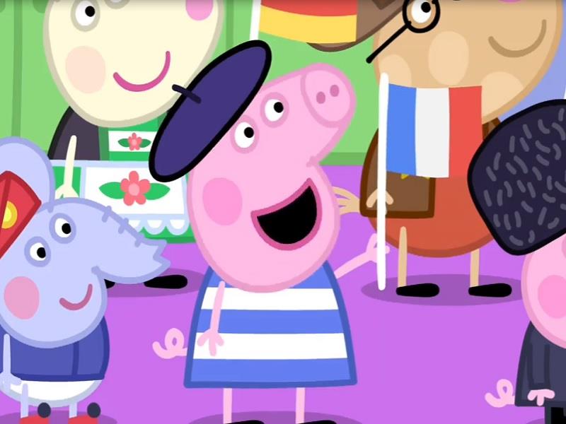Peppa Pig S04E08 International Day