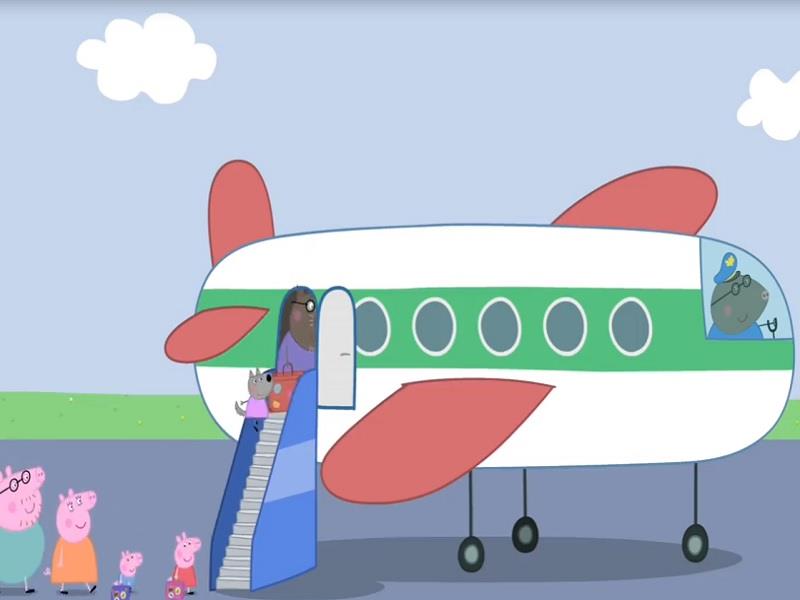 Peppa Pig S04E36 Flying on Holiday